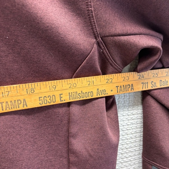 The North Face Canyonlands 1/2 Zip Pullover Fleece Sweatshirt Maroon Men’s XL - Picture 8 of 9